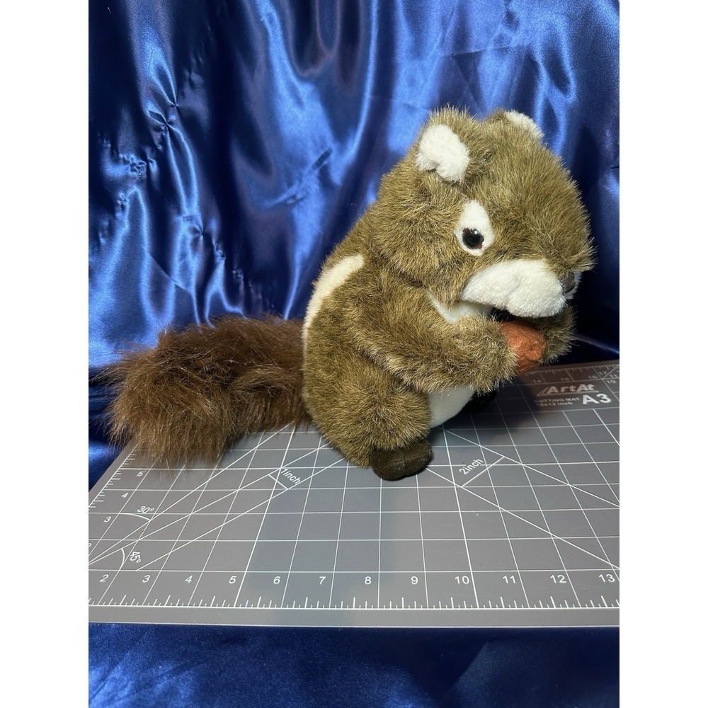 Vintage (1989) Plush Creations Squirrel Holding Acorn Plush Doll Toy